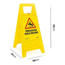 SINAL DE CHÃO AMARELO CUIDADO PISO MOLHADO 62CM H NORMALUZ