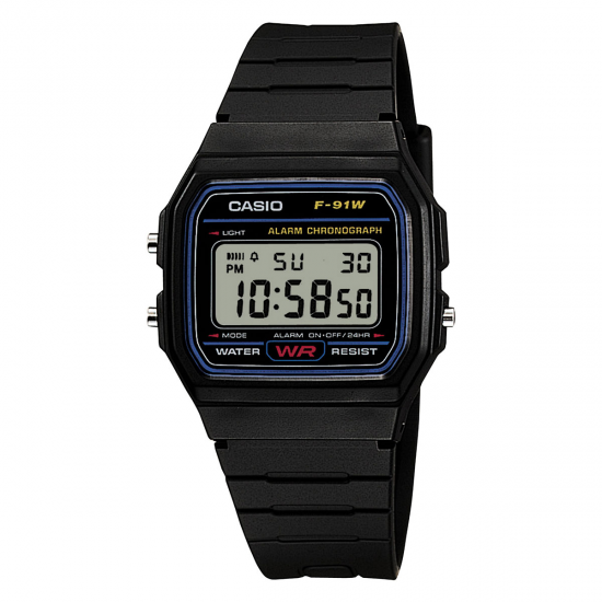 RELOJ CASIO COLLECTION HOMBRE F-91W-1YEG