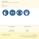 ROLO DE PAPEL ABRASIVO PARA MADEIRA/METAL GRÃO: 120 5M X 115MM 17