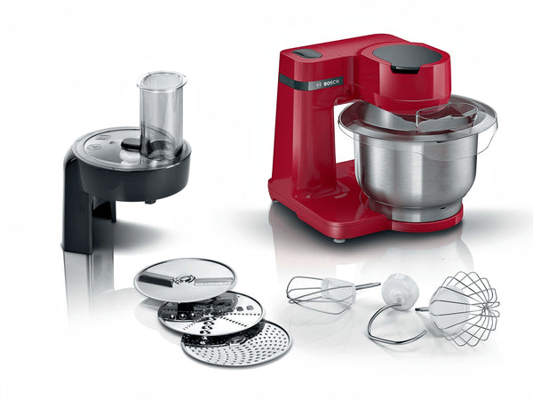 Bosch Serie 2 MUM robô de cozinha 700 W 3,8 l Vermelho