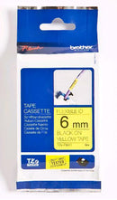 BROTHER FITA 6MM PRETOAMARELO