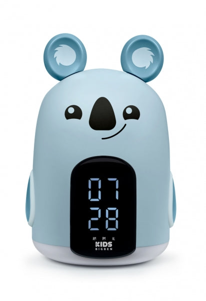 BIGBEN KIDS ALARM CLOCK WITH NIGHT LIGHT WITH THREE BLUE KOALA SO