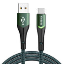 USB TO USB-C MCDODO MAGNIFICENCE CA-7961 LED CABLE, 1M (GREEN)