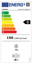MINI ARCA VERTICAL DE ENCASTRE LIEBHERR SUFND 365I