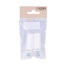2 PARADAS BRANCAS PARA CEGO DE 40 MM DE COMPRIMENTO EM BLISTER
