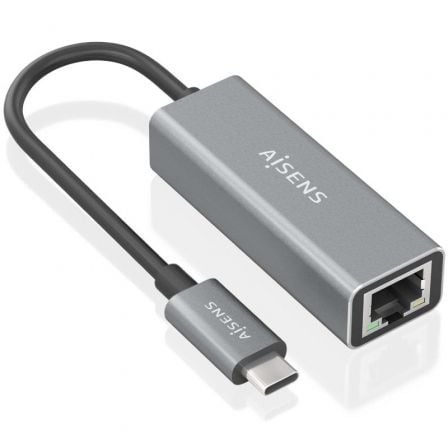 ADAPTADOR USB 3.0 AISENS A109-0898 USB TIPO-C MACHO - RJ45 HEMBRA