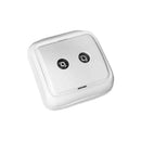 TOMADA TV E RADIO SUPERFÍCIE ´´SERIE SPA´´ 77 X 77 X 30 MM