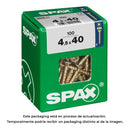 CAIXA 100 UNID. PARAFUSO MADEIRA CABEZA PLANA YELLOX 4,5X40MM SPA