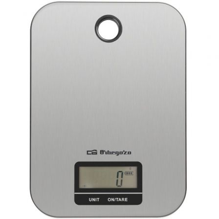 BÁSCULA DE COCINA ELECTRÓNICA ORBEGOZO PC 1019 HASTA 5KG PLATA