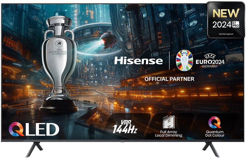 Hisense 85E7NQ PRO 2,16 m (85") 4K Ultra HD Smart TV Wi-Fi Preto