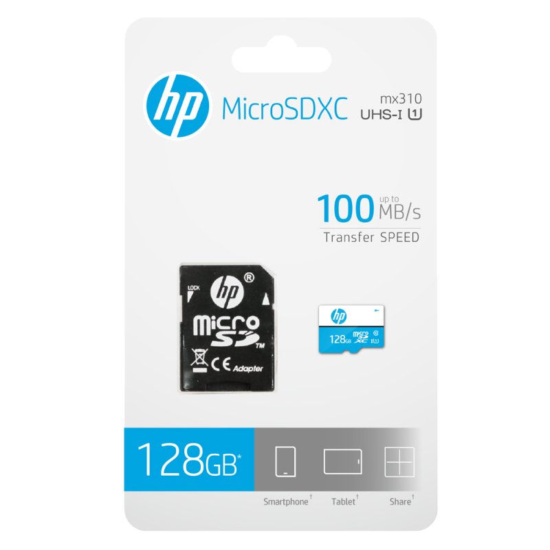 HP HFUD128-1U1BA cartão de memória 128 GB MicroSDXC UHS-I Classe