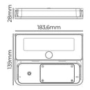 LUZ SOLAR DE PAREDE 12W 1.600LM 6.500K. EDM