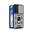 FUNDA COOL SAMSUNG GALAXY A55 HARD RING PLATA