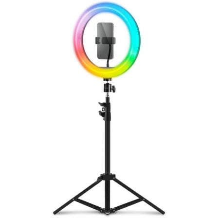 MARS GAMING MGRING ARGB RING LIGHT, ALUMINUM TRIPOD, 10.2" SIZE,