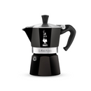 BIALETTI COFFEE MAKER MOKA INDUCTION ALUMINUM 160ML BLACK