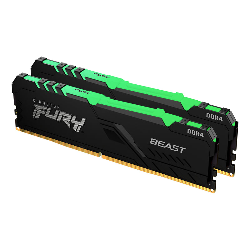 32GB 3733MHZ DDR4 CL19 DIMM (KIT OF 2) 1GX8 FURY BEAST RGB