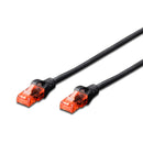 DIGITUS CHICOTE CAT6 UTP LSZH 0.25MT PRETO