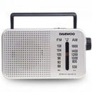 RADIO PORTÁTIL DAEWOO DW1122 PLATA