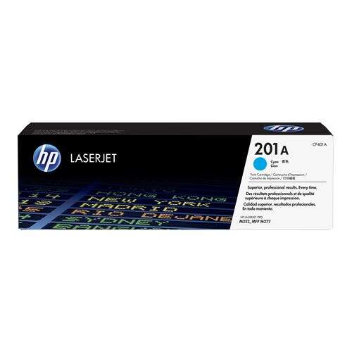 HP Toner LaserJet original 201A ciano