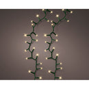 CORDÃO DE LED DOURADO SUAVE COM CABO VERDE PARA ÁREA EXTERNA 500