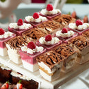 CONJUNTO DE 50 COPOS CULINÁRIA QUADRADOS DE PLÁSTICO 120ML