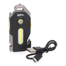 LANTERNA DE SEGURANÇA 6 EM 1 7W + 2,5W 400LM 2 LEDS 300MAH EDM