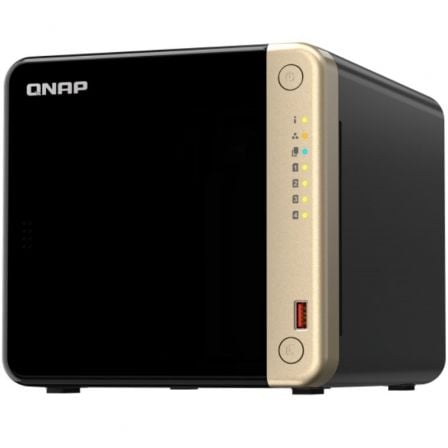 QNAP TS-464 NAS Tower Ethernet LAN Preto N5095