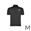 *MERCHANDISING* POLO PRETO TAMANHO-M MANGA CURTA BORDADO EDM