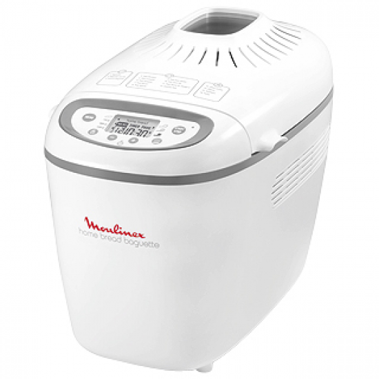 Moulinex OW6101 máquina de pão 1650 W Branco, Cinzento