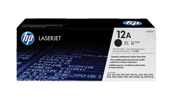 HP Conjunto Duplo de Toner LaserJet Original 12A Preto