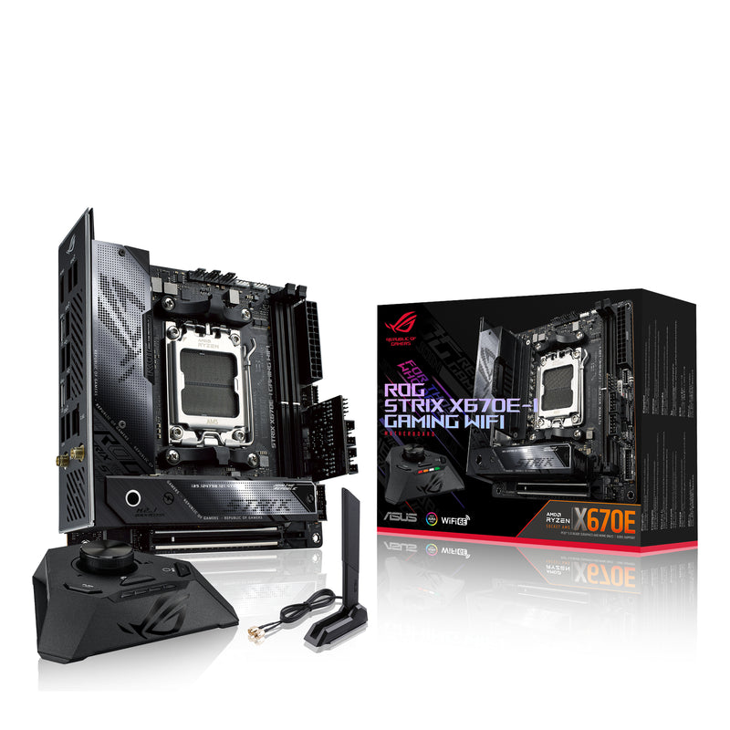 ASUS ROG STRIX X670E-I GAMING WIFI AMD X670 Ranhura AM5 mini ITX