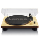 GIRA-DISCOS LENCO LS50WD( 2 X 1 W - 2 X RCA - USB  - CASTANHO  )