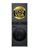 MÁQUINA DE LAVAR E SECAR ROUPA LG WT1210BBF 12/10KG INOX