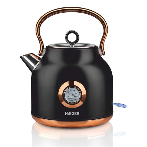 JARRO TERMICO HAEGER 2200W ARTDECO PRETO