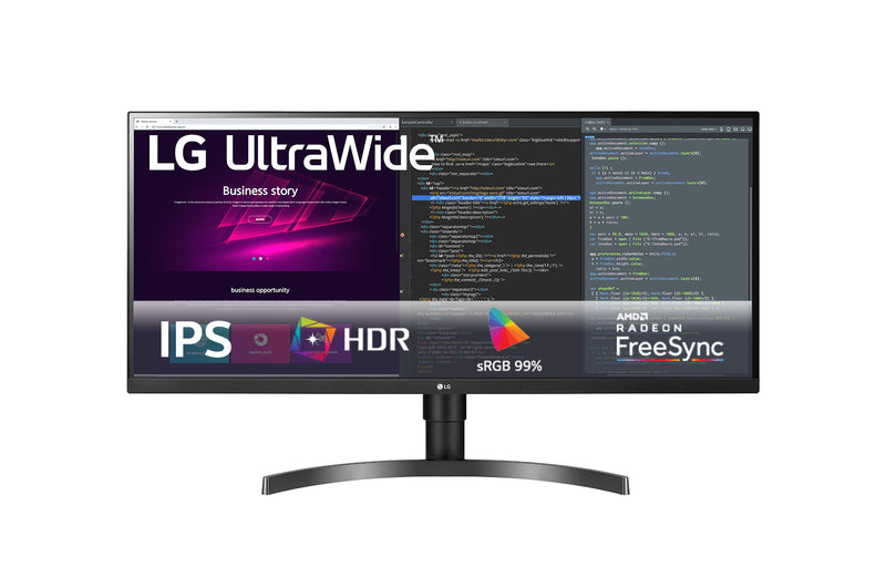 LG 34WN750-B LED display 86,4 cm (34") 3440 x 1440 pixels UltraWi