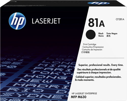 HP Toner LaserJet Original 81A Preto