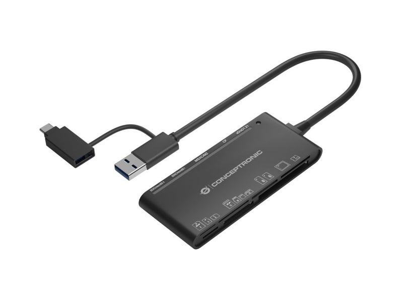 Conceptronic StreamVault BIAN03B leitor de cartões USB 3.2 Gen 1