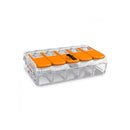 CONECTOR RÁPIDO COM ALAVANCA 5 CONDUTORES, Ø MÁXIMO 4 MM², 450 V,