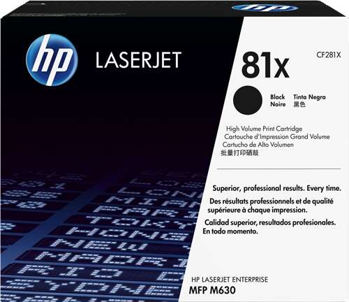 TONER ORIGINAL HP 81X HIGH YIELD PRETO