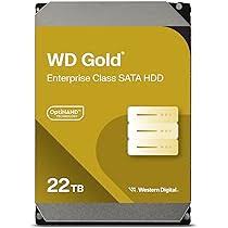 WESTERN DIGITAL GOLD INTERNAL HARD DRIVE 22TB 7200RPM 512MB 3.5 S