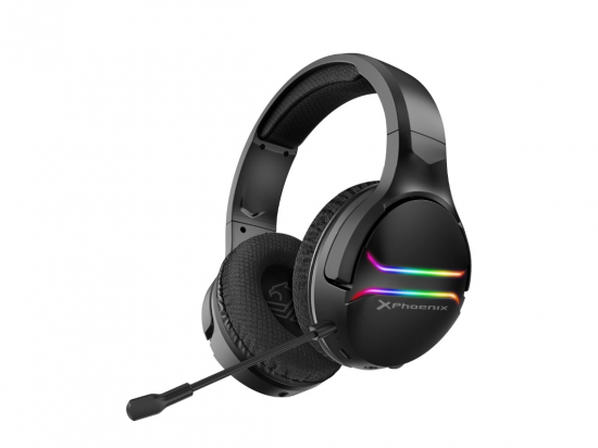 AURICULARES PHOENIX ECHO 7.1 RGB MICR GAMING NEGRO