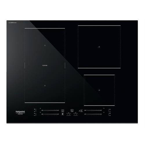 Hotpoint HS 1865C CPBF Preto Embutido 65 cm Placa com zona de ind