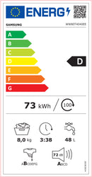 MÁQUINA DE LAVAR ROUPA SAMSUNG WW80T4040EE/EP 8KG