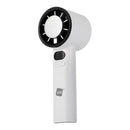 VENTILADOR PORTÁTIL RECARREGÁVEL COM RESFRIADOR, ABS, BRANCO, 5,8