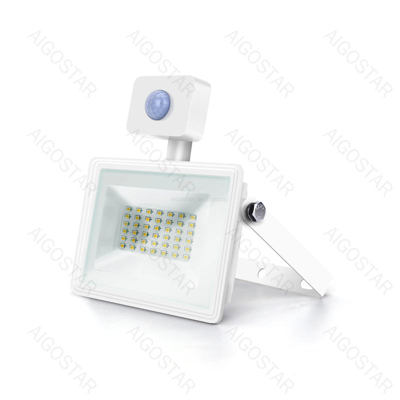 HOLOFOTE LED FINO COM SENSOR BRANCO 30W (FUNDIÇÃO SOB PRESSÃO)