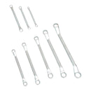 CHAVES ESTRELA CROMO-VANÁDIO DE COTOVELO DUPLAS, JOGO DE 8 PEÇAS