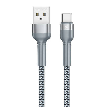 CABO USB-C REMAX JANY ALLOY, 1 M, 2,4 A PRATA