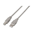 AISENS A101-0001 cabo USB 1 m USB 2.0 USB A USB B Bege