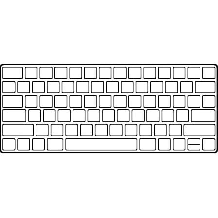 TECLADO INALÁMBRICO APPLE MAGIC KEYBOARD USB TIPO-C PLATA