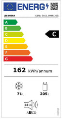 FRIGORÍFICO COMBINADO DE ENCASTRE LIEBHERR ICBNCI 5663